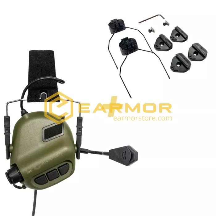 Earmor - M32H Tactical Communication Hearing Protector FAST - TAN - Elite  Airsoft