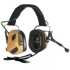 EARMOR M32 PLUS Military Tactical Hearing Protection with Communication Coyote-M32-CB-PLUS-UK
