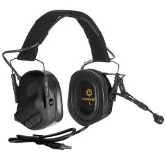 EARMOR M32 PLUS Military Tactical Hearing Protection with Communication Black-M32-BK-PLUS-UK
