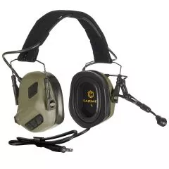 EARMOR M32 PLUS Military Tactical Hearing Protection with Communication Green-M32-FG-PLUS-UK