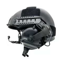 EARMOR M32X Tactical Headset with Microphone | ARC Helmet Adapters BK