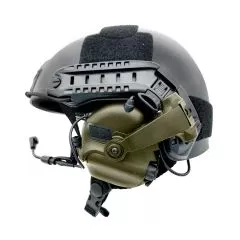 EARMOR M32X Tactical Headset with Microphone | ARC Helmet Adapters FG-M32-FG-M16C-UK